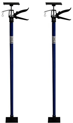 Montagestütze Deckenstütze Einhandstütze Teleskopstütze Gips Teleskop Bau Stütze Deckenspanner115-290cm (2 Stk.)