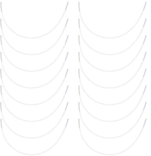 GORGECRAFT 36PCS Stainless Steel Bra Wires Heavy Gauge Sturdy Carbon Steel Bra Underwires Replacements 23cm Metal Bra Supporters Rings for Bra Shaping Wire Women Corset Clothing DIY Sewing Supplies