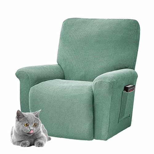 YWQJL Relaxsessel Sesselbezug Stretchhusse, Stretch Relaxsofa Bezüge Liegestuhlbezug 1/2/3 Sitzer Relaxsofa Schonbezüge mit Seitentasche, Relaxsessel bezüge Elastisch(18,1 Seater)