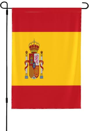 Spanische Flagge, dekorative doppelseitige Flagge, Gartenbanner, perfekt für Innen- und Außenbereich, erhältlich in zwei Größen