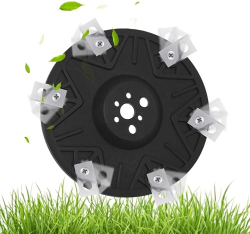 Dunkwckore Premium Cortacésped Tuning, Disco de Cuchillas Reforzado con Fibra de Vidrio para 6 Cuchillas, Plato Giratorio Compatible con M500, M700, WR167E, WR141E, Vision M600