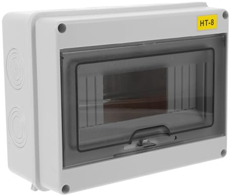 Mipcase Scatola Giunzione Elettrica Ht per Esterni Box Distribuzione Stile Moderno Installazione Facile e Spazio per Cablaggio Elettrico Resistente e Affidabile per Uso Prolungato