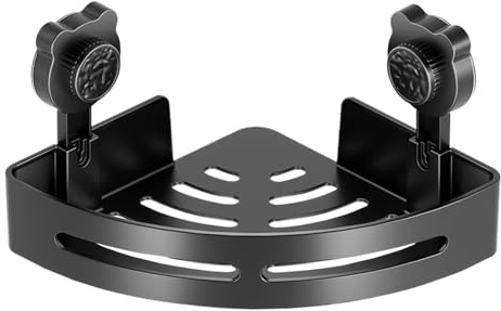 Genérico Estantería Esquina - Organizador Baño Sin Taladro - Estante Organizador Esquina Para Almacenamiento Champú Gel Ducha Jabonera, Accesorios Ducha