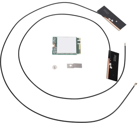 Bonbela 1200 Mbit/s WLAN-Karte, 2,4 GHz 5 GHz M.2-Schnittstelle BT4.1, für Wins 7 8 10 11, Kompatibel mit, Genießen Sie Nahtlose Online-Erlebnisse (Eingebaute Antennen)