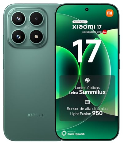 XIAOMI 17 Smartphone 12+256GB Venture Green Leica Summilux Optical Lens