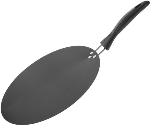 MUELODSIC Padella Antiaderente Piatta 30 CM per Frittata e Bistecche con Maniglie Laterali Teglia per Crêpe e Tortilla per Uso Domestico e Ristorazione