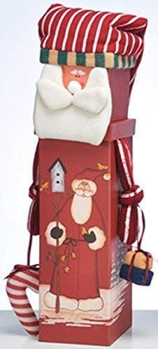 Gravidus dekorativer Geschenkkarton, ideal f??r Weinflaschen (Weihnachtsmann)