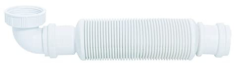 Wirquin 30723664 Siphon de lavabo Senzo Ø32 gain de place, blanc