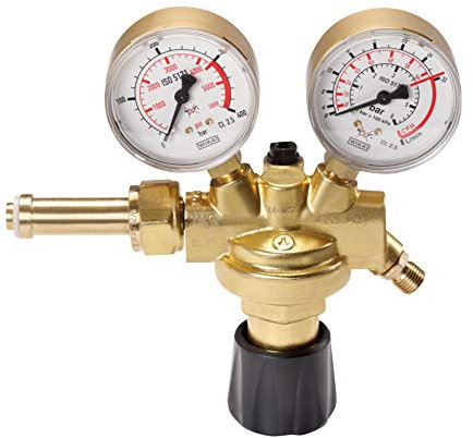 ROTHENBERGER Industrial Druckminderer Druckregler für Argon/CO2 Schutzgas zu MIG/MAG Schweißgerät, 530217
