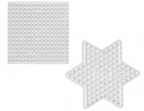 MAXI Perlen - Stiftplatte 8214 Quadrat und 8222 Stern