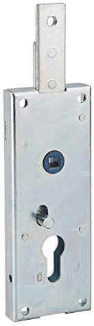 THIRARD - Boitier de Serrure en Applique à Double Entrée à Fouillot pour Garage Basculante - 1 Point Haut - 60 x 160 mm - Carré 7 mm - Acier Zingué - Sécurité Optimale - Installation Facile