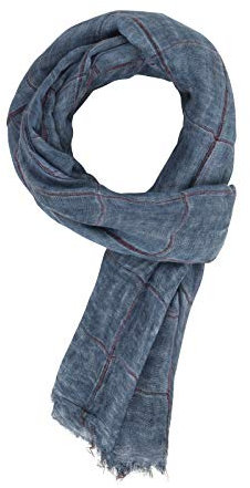 Herren Gewebter Schal Herrenschals Webschal Modeschal Großer Schaltuch Urban Classics Einfach Schick für Frühling Herbst 180×100cm - Kariert Dunkelblau