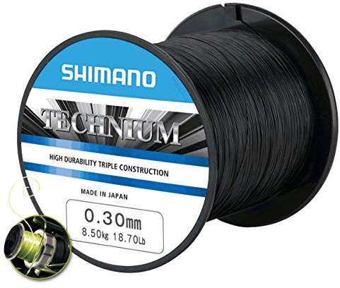SHIMANO Nylon Technium Grey 5000m - D.0,25mm - R.6,1Kg - TEC25BLK5000