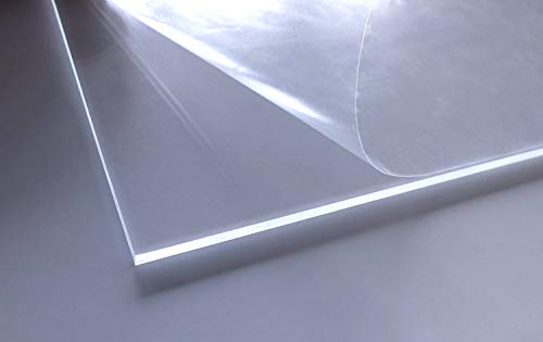 Cuadros Lifestyle | 4mm Acrylglas 100 x 50 cm | PMMA XT | transparent | glasklar | UV beständig | beidseitig foliert | im Zuschnitt 1000 x 500 mm