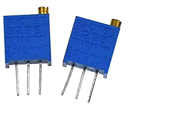 Reland Sun 10 Stück 3296W 3296 50 100 200 500 Ohm 1K 2K 5K 10K 20K 50K 100K 200K 500K 1M Ohm 103 100R 200R 500R Trimpot Trimmer Potentiometer (50R)