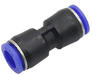Gartenschlauchanschluss Bewässerung 3-Way, 4-Way, Ellenbogen, Straight-Schiebe-Lock Schnellkupplung for 10 mm Schlauch Mist Kühl Fittings Rohrverbinder 5 Stück (Color : Straight)