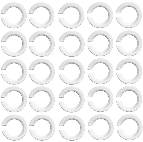 Lampenschirm Ring Adapter,20Pcs E27 zu E14 Kunststoff Lampenschirm-Ring-Konverter e14 auf e27 Lampenring Reduzierring für Haushaltssteckdose Schraubbirnen Bajonett-Kappe Lampenfassungen Glaselemente