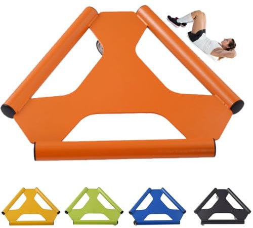 Bauch-Scheibenrad-Rollentrainer, dreieckige Bauch-Rolle, Bauch-Rad-Übung, Bauchtrainer-Rollenscheibe, verschleißfeste Bauch-Trainingsausrüstung for das Kernkrafttraining/0 (Farbe: einfarbig, S/963 (C