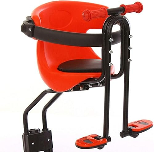 Loohacp Kinderfahrradsitz Fahrrad Kindersitz Fahrradsitz Vorne Sicherheitssitz，mit Lenker und Fußstützen, 20 kg Tragfähigkeit，für Kinder 80cm-120cm