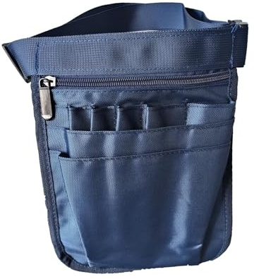 Gcljlmy Krankenschwester Gürteltasche Bauchtasche Hüfttasche mit Verstellbarem Gürtel und Mehreren Fächern, Kellnertasche，Krankenschwester Organizer Gürteltasche Tasche für Pflege Zubehör，Blau