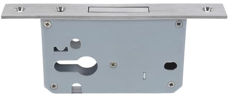 Toddmomy 1 Juego de Cilindro de Cerradura de Embutir de Precisión - Reemplazo para Puertas de Granero y Marcos Estrechos - Herrajes para Cerradura de Seguridad para Puertas Exteriores