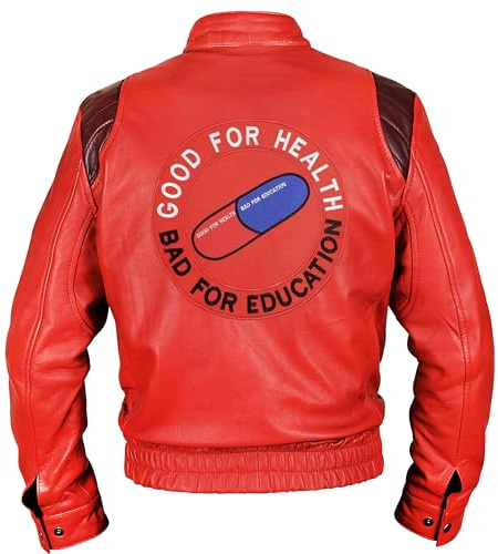 e_Genius Akira Manga Series - Chaqueta bomber para hombre, color rojo, rosso, M