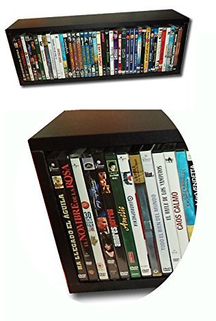 CUIDATUMUSICA Mueble Estantería para 40 DVD o 45 BLU-Ray/Ref. MAR034