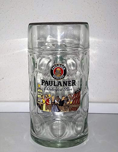Verre / verre / chope de bière / Paulaner / 1 x 1,0 l / 2018 / Original / Oktoberfest / `zapft is!