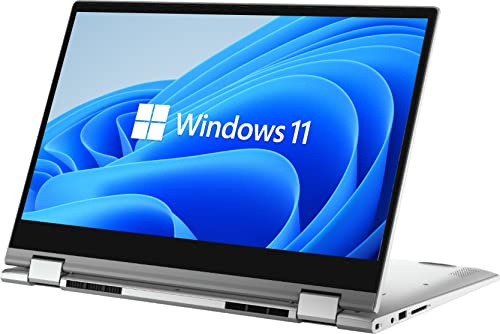 DELL [Windows 11 Home] 2021 Inspiron 5000 2 in 1 Laptop, 14 Touchscreen, Intel Core i3-1115G4 Processor, 8GB RAM, 512GB PCIe SSD, Remote for Work, Webcam, Wi-Fi 6, HDMI, Type-C, Backlit KB