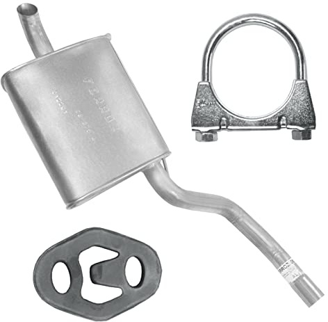 Ferroz Endschalldämpfer Auspuff Endtopf für Ford Galaxy 2 II WA6 2.0i, Mondeo 4 IV MK4 1.6 Ti 2.0i, S-Max 2 I MK1 2.0i