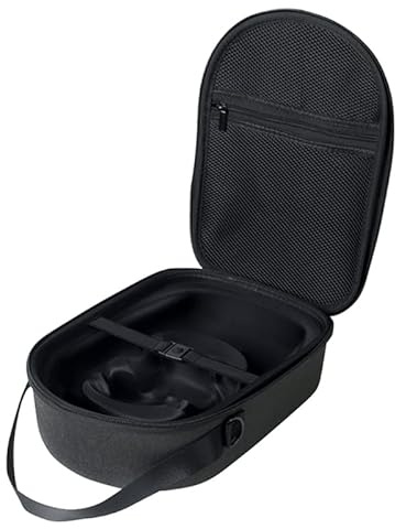 Bolsa de Almacenamiento VR Compatible con Pico 4, Funda de Transporte para Controlador de Auriculares de Juego VR Caja de Viaje Dura de Realidad Virtual Protectora (Color Grafito)