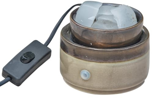 ABB4US | 3-in-1 Duftkerzenwärmer | Diffusor für ätherische Öle | Duftölbrenner | Wachswärmer, Lufterfrischer für zu Hause | Enthält eine Packung mit 6 Duftwachsen