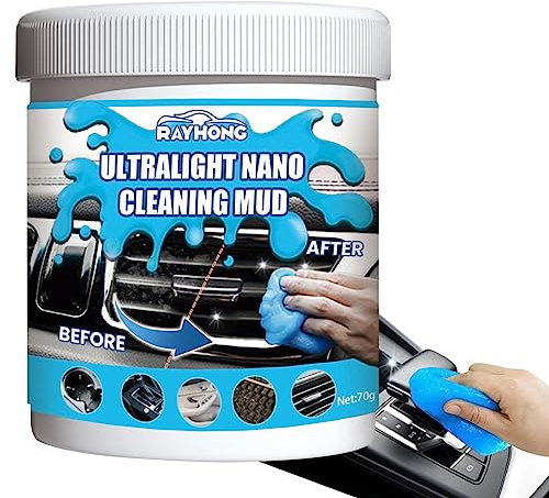 Fulenyi Nettoyage Anti-poussière pour Voiture - Gel nettoyant Anti-poussière pour Voiture | 70g Voiture Slime poussière Nettoyage Auto détaillant Outils Voiture détaillant