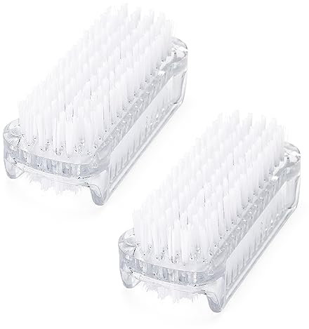 G2PLUS 2PCS Manico Spazzola per Unghie,Spazzola Maniglia di Unghie Spazzola per Lavare le Mani Spazzolino per Unghie Spazzola di Plastica per la Pulizia