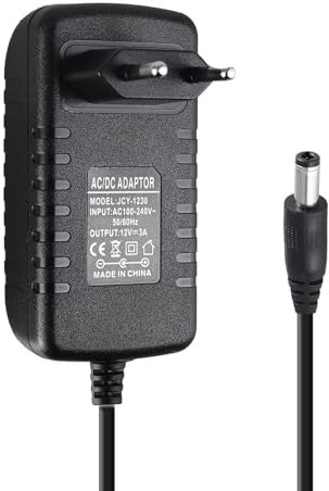 SUCIKORIO 12V 3A Netzteil Adapter Universal Transformator AC 110-240V zu DC 12V 3A 36W Adapter Schaltnetzteil Euro Stecker Steckernetzteil für LED Streifen Lichter, Router, LED Lampen