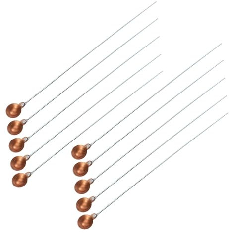 NIYANGLE 10 Pezzi cucchiaio riscaldante cucchiaio spatola da laboratorio cucchiaio a combustione chimica Strumento di reazione di combustione strumento di combustione rame