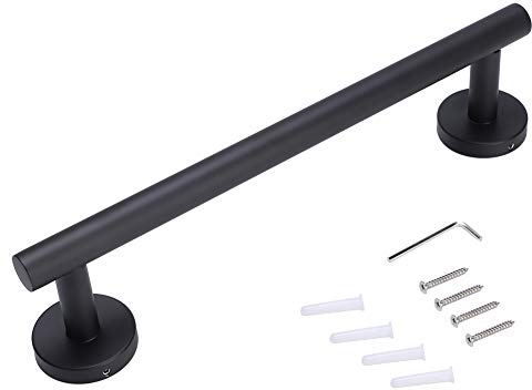 30 cm Badetuch, Stangen, Edelstahl, Badezimmer, Einzelne Schwarz Gebürstete Stange, Aufbewahrungsstange, Halter für Küche, Wohnzimmer, Toilette
