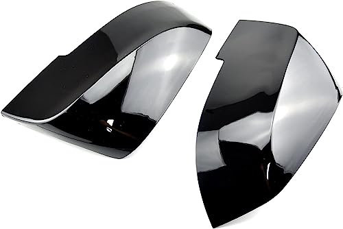 YyQFMA8 Auto Spiegelkappen für BMW 3 Series F30 F31 320i 328i 330i 335i Sedan Touring 2012-up,Auto Rückspiegel Seite Glas Spiegel Abdeckung Trim Ersetzen Zubehör.,B-Bright Black