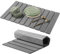 Alfombrilla de goteo para platos, 60 x 40 cm, alfombrilla de tierra de diatomeas que absorbe el agua, alfombrilla plegable para fregadero, alfombrilla de secado rápido, alfombrilla de cocina para