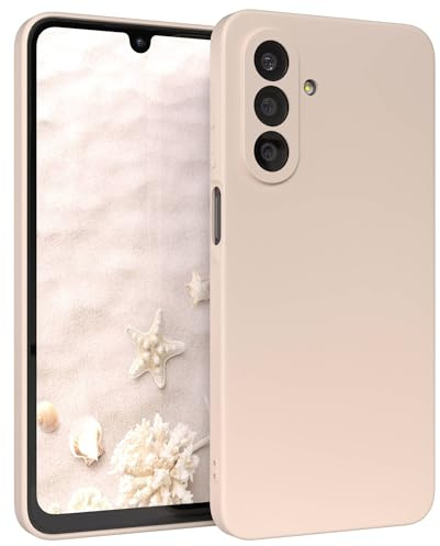 EAZY CASE - Silikonhülle für Samsung Galaxy A26 5G Hülle Silikon Case weich stoßfeste Handyhülle Schutzhülle mit Kameraschutz Dünn Premium Schutz Cover TPU Phone Bumper in Taupe