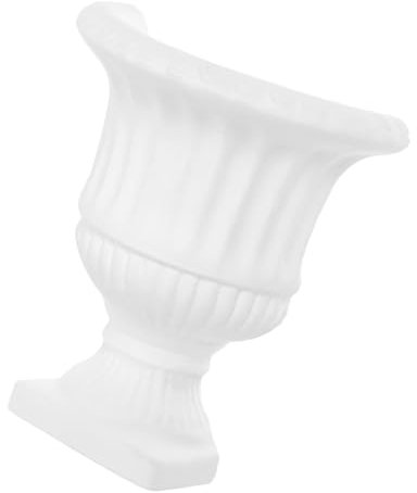 Milisten Vintage Blumenvase Aus Gips Halbe Wandvase Für Blumenarrangements Rustikale Innendekoration