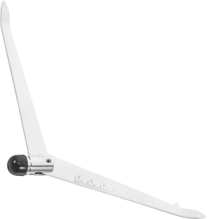 MAGICLULU Martello Neurologico in Acciaio Inox per Esami Medici Scala di Misurazione, Strumento Multiuso Professionale per Infermieri e Uso Diagnostico Paziente