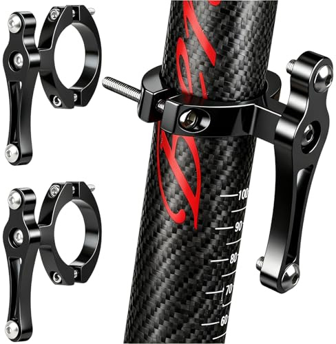 WUBAYI Lot de 2 adaptateurs pour porte-bouteille d'eau de vélo, adaptateur de support de porte-bouteille en aluminium avec clé hexagonale, accessoire de porte-boisson pour vélo/moto