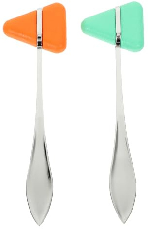 HEALSOPTHY 2pezzi Martello Neurologico Per Test Riflessi Diagnosi e Misurazione Risposta Nervosa Impugnatura Ergonomica