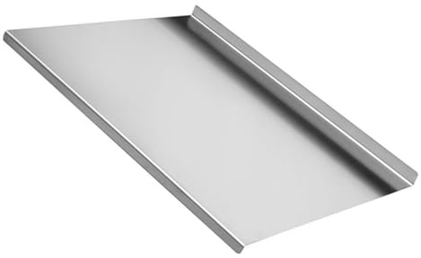 Stainless Steel Chopping Board for Kitchen Fruit and Meat Use | Anti Cracking, Easy to Clean, Space Saving Design, Silver Finish, Home Use, Stainless Steel