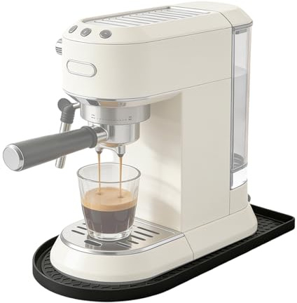 TFLPUO Barista Matte, 25x40cm Silikonmatte Unterlage Kaffeemaschine Hitzebeständige Rutschfeste Unterlage Silikon Matte für Kaffeemaschine Filterkaffeemaschine