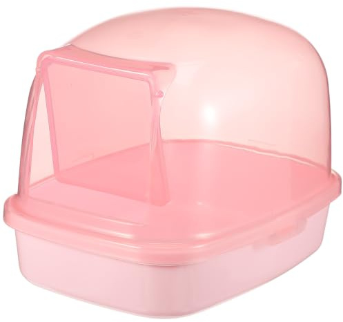 Plastic Hamster Toilet with Chinchilla Sand, Gerbil Bath Tub and Hamster Bathtub in Simple Design, Sanitary and Beneficial to Pet's Health, for Putting the Pet Cage or Matching