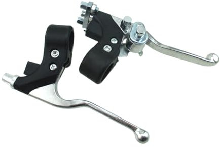 STONEDER Palancas de freno de aleación de 7/8 pulgadas de la manija derecha izquierda para minimoto de 47 cc 49 cc de bolsillo de la suciedad de gas scooter ATV Quad Mini Moto