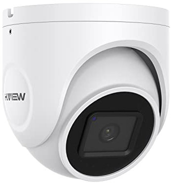 H.VIEW Dome POE Kamera 5MP IP Überwachungskamera 1944P HD 2.8mm Sicherheitskamera mit Mikrofon für Außen/Innen Wetterfest Nachtsicht Bewegungserkennung