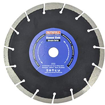 Faithfull FAIDB230ABR Lama diamantata per asfalto e materiali abrasivi 230 mm (9 pollici)